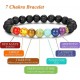 10 Pieces Lava Rock Chakra Bracelets Stress Relief Yoga Beads Aromatherapy Essential Oil Diffuser Elastic Bracelets For Women Men 10 Pieces Lava Rock Chakra Bracelets Stress Relief Yoga Beads Aromatherapy Essential Oil Diffuser Elastic Bracelets For Women Men